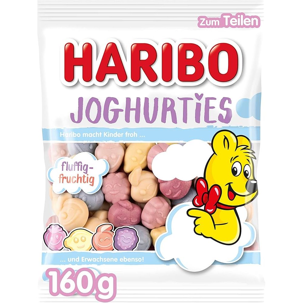 Haribo Joghurties Yoghurt Fruit Gummies 160g (Germany)