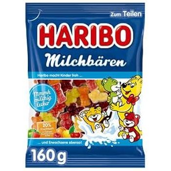 Haribo Milchbären "Milk Bears" 160g (Germany)