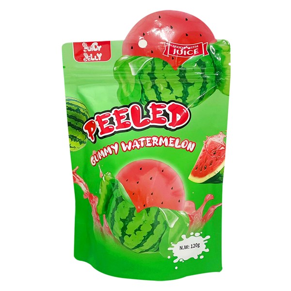 Juicy Jelly Peeled Gummy Watermelon 120g (China)
