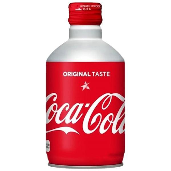 A sleek, limited-edition 300mL Coca Cola Aluminium Bottle (Japan) by Twice as Sweet features a red and white design with Original Taste above the logo—a collectible often seen in Japan.