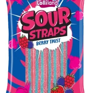 Lolliland Sour Straps Berry Twist 160g (China)